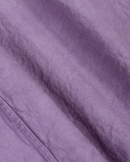 lost & found Tender Tender Type 401 Pleat Pocket Shirt Cotton Drop Cloth Purple Logwood