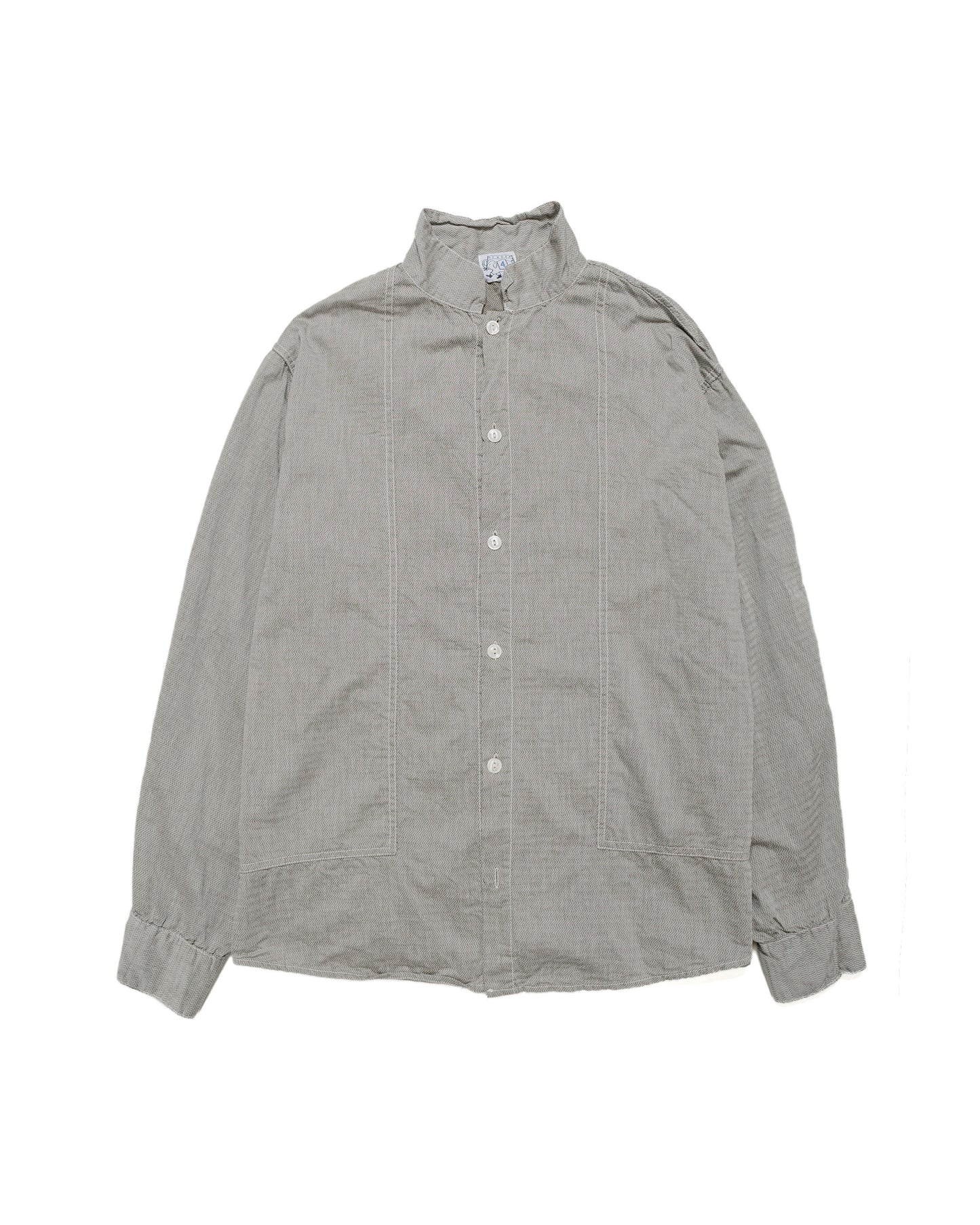 Tender Type 439 Stole Pocket Butterfly Shirt Thunderbolt Cotton Cambric Rinsed