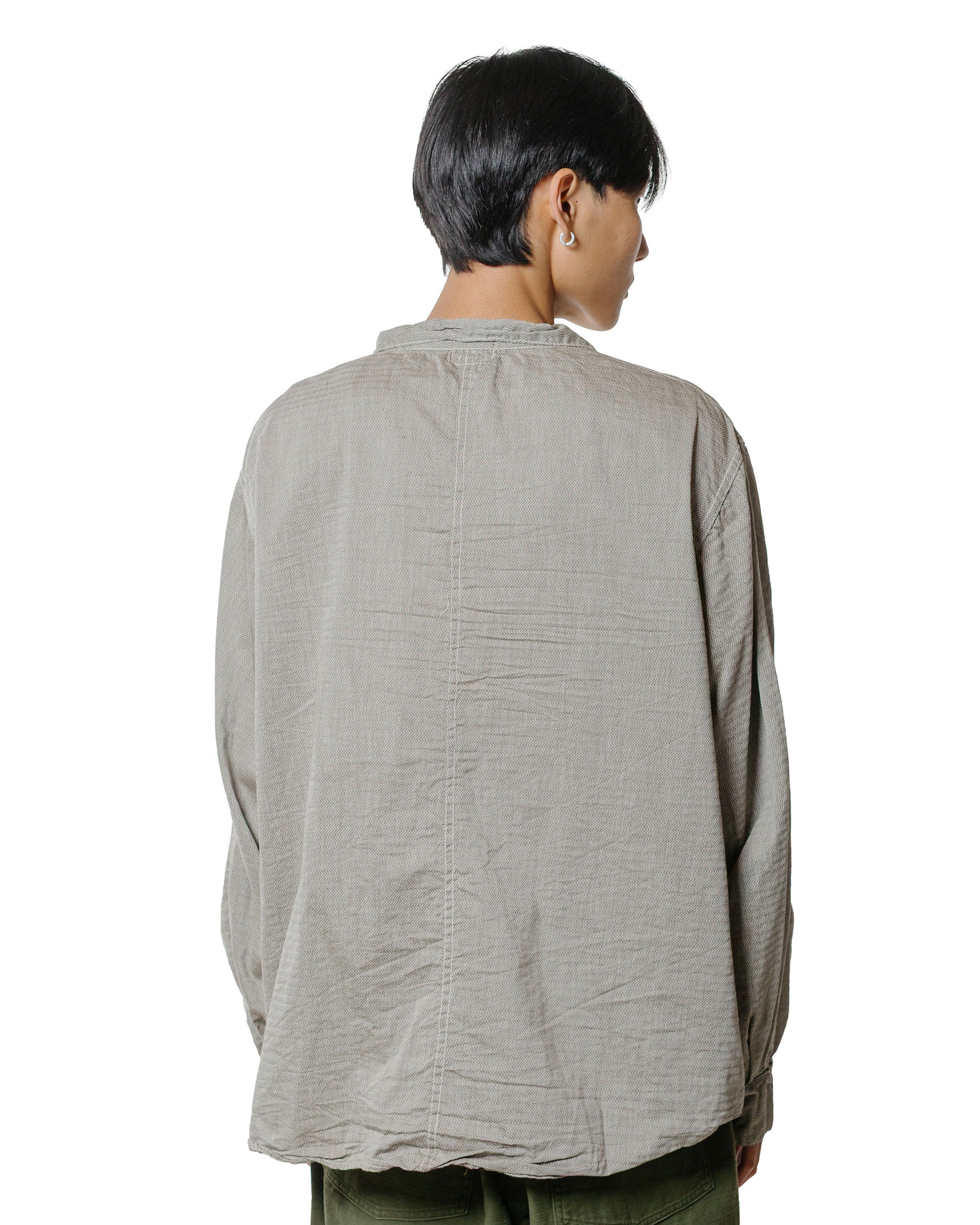 Tender Type 439 Stole Pocket Butterfly Shirt Thunderbolt Cotton Cambric Rinsed