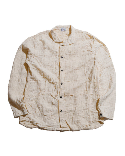 lost & found Tender Tender Type 468 Flipped Collar Shirt Airbag Cambric Rinsed