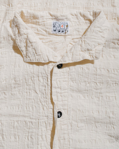 lost & found Tender Tender Type 469 Short Sleeve Flipped Collar Shirt Airbag Cambric Rinsed