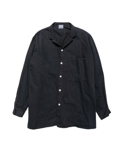 Tender Type 471 Plastron Shirt Clean Cotton Drill Black Hole