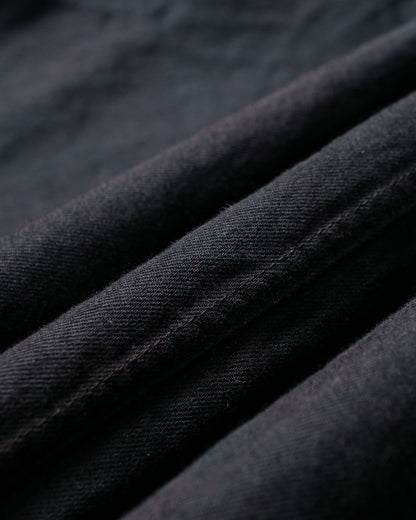 Tender Type 471 Plastron Shirt Clean Cotton Drill Black Hole