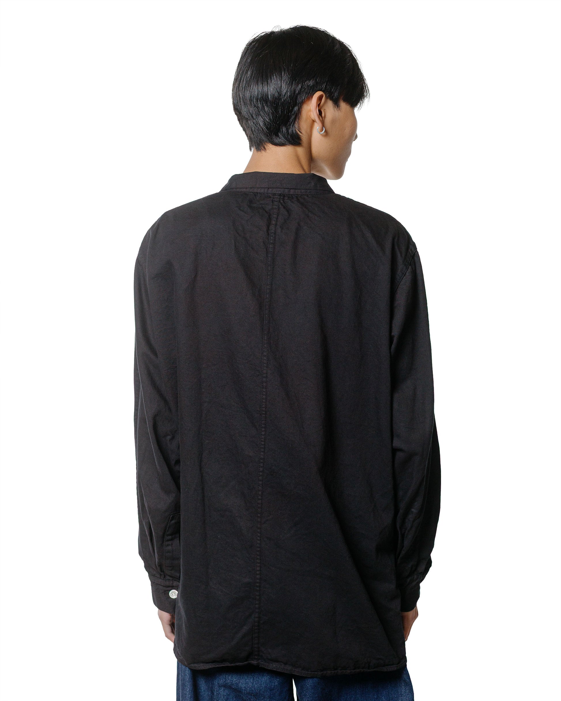 Tender Type 471 Plastron Shirt Clean Cotton Drill Black Hole