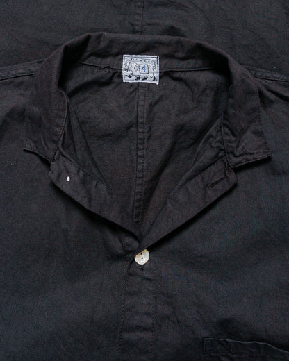 Tender Type 471 Plastron Shirt Clean Cotton Drill Black Hole