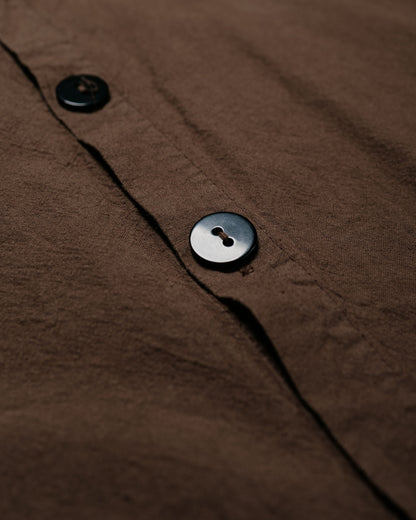 Tender Type 485 Isosceles Shirt Cotton Sheeting Brown Hat