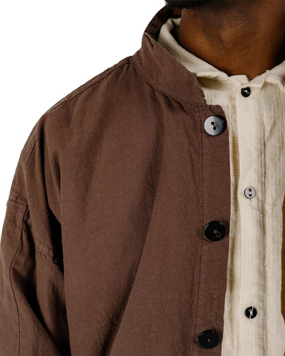 Tender Type 485 Isosceles Shirt Cotton Sheeting Brown Hat