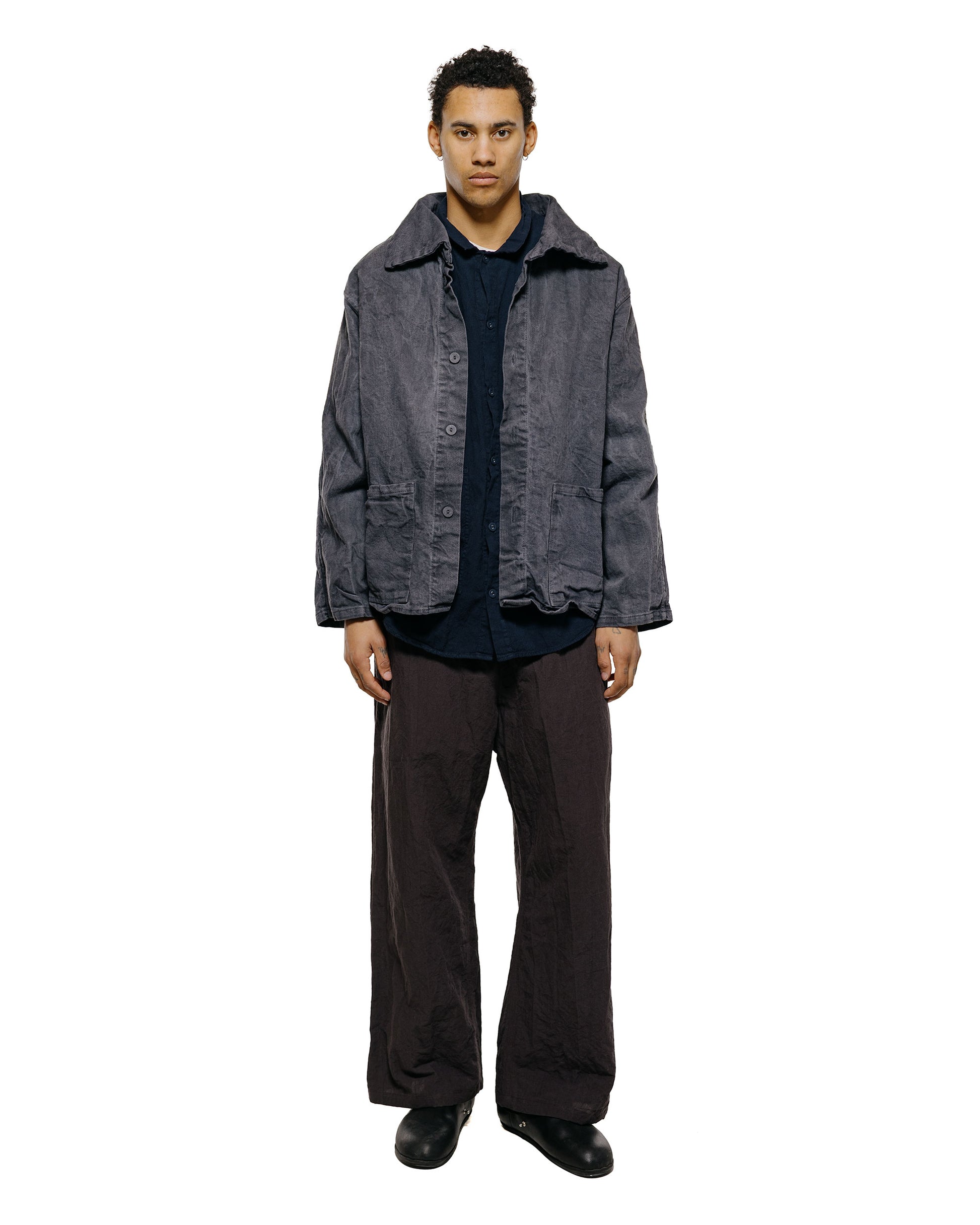lost & found Tender Tender Type 931 Scout Jacket Cotton Blackout Grey Logwood