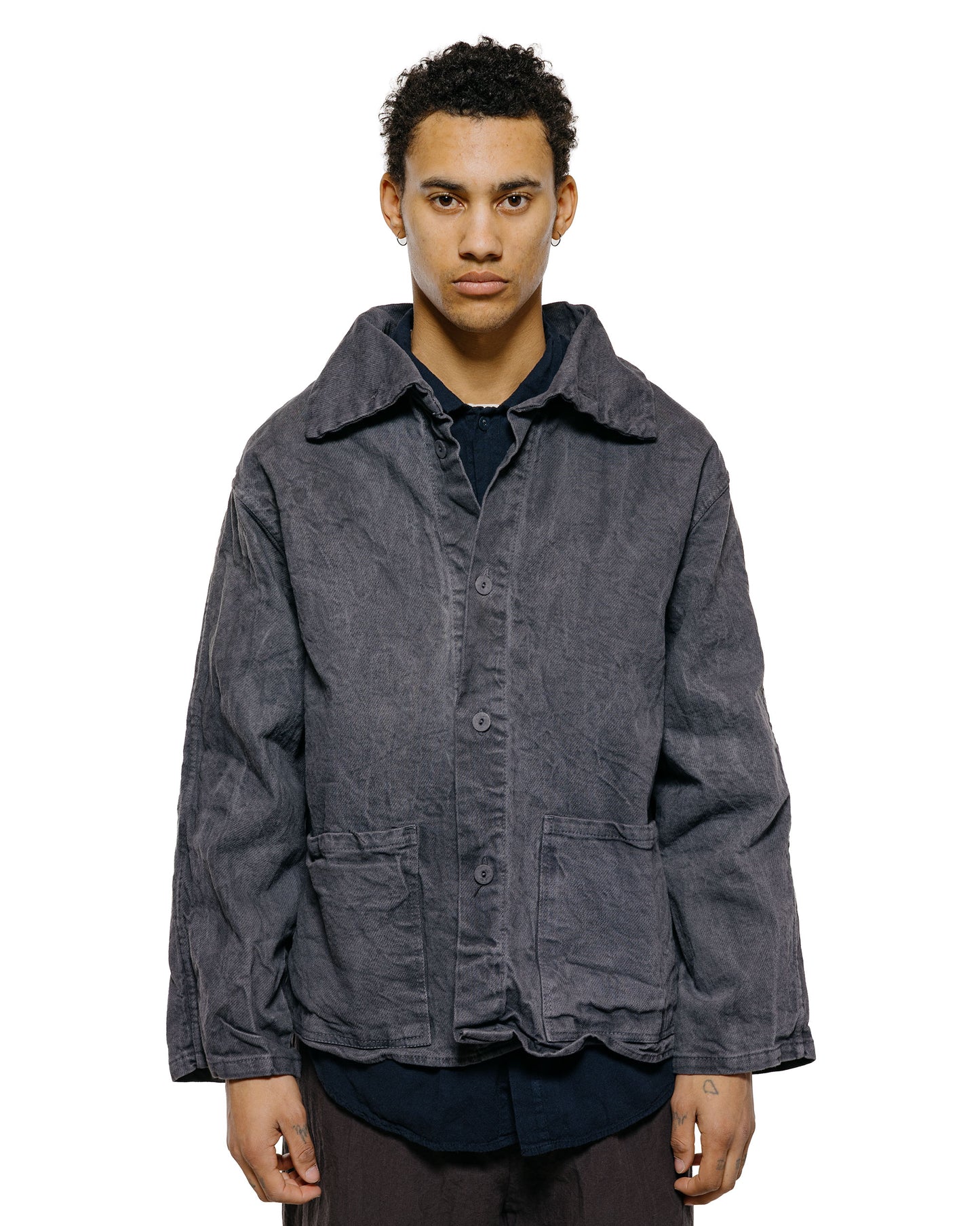 lost & found Tender Tender Type 931 Scout Jacket Cotton Blackout Grey Logwood