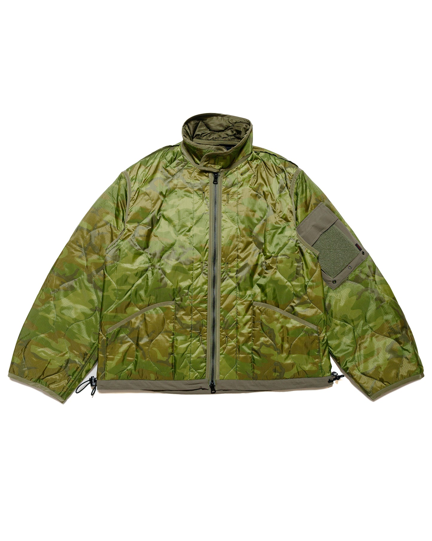 lost & found The Corona Utility The Corona Utility CJ020 Combat Quilting Liner Jacket Green Leaf Camo