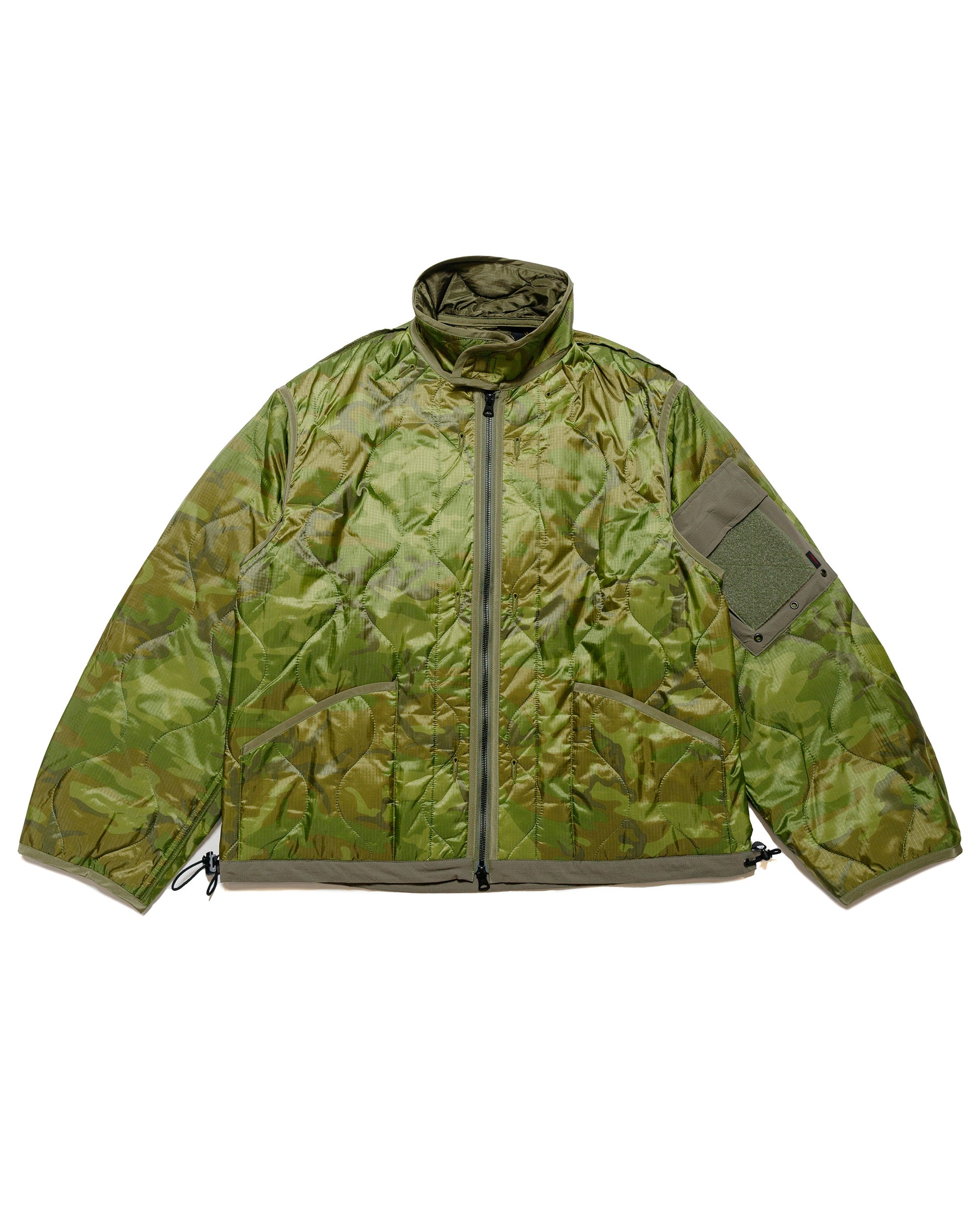 lost & found The Corona Utility The Corona Utility CJ020 Combat Quilting Liner Jacket Green Leaf Camo