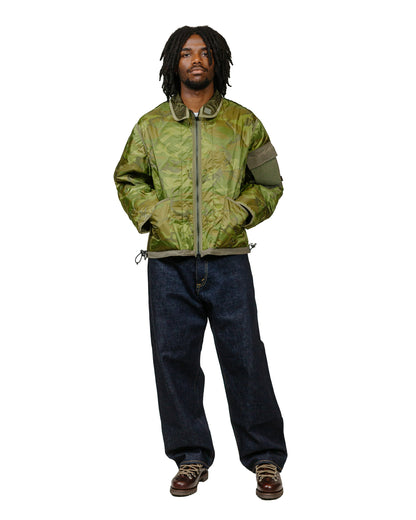 lost & found The Corona Utility The Corona Utility CJ020 Combat Quilting Liner Jacket Green Leaf Camo