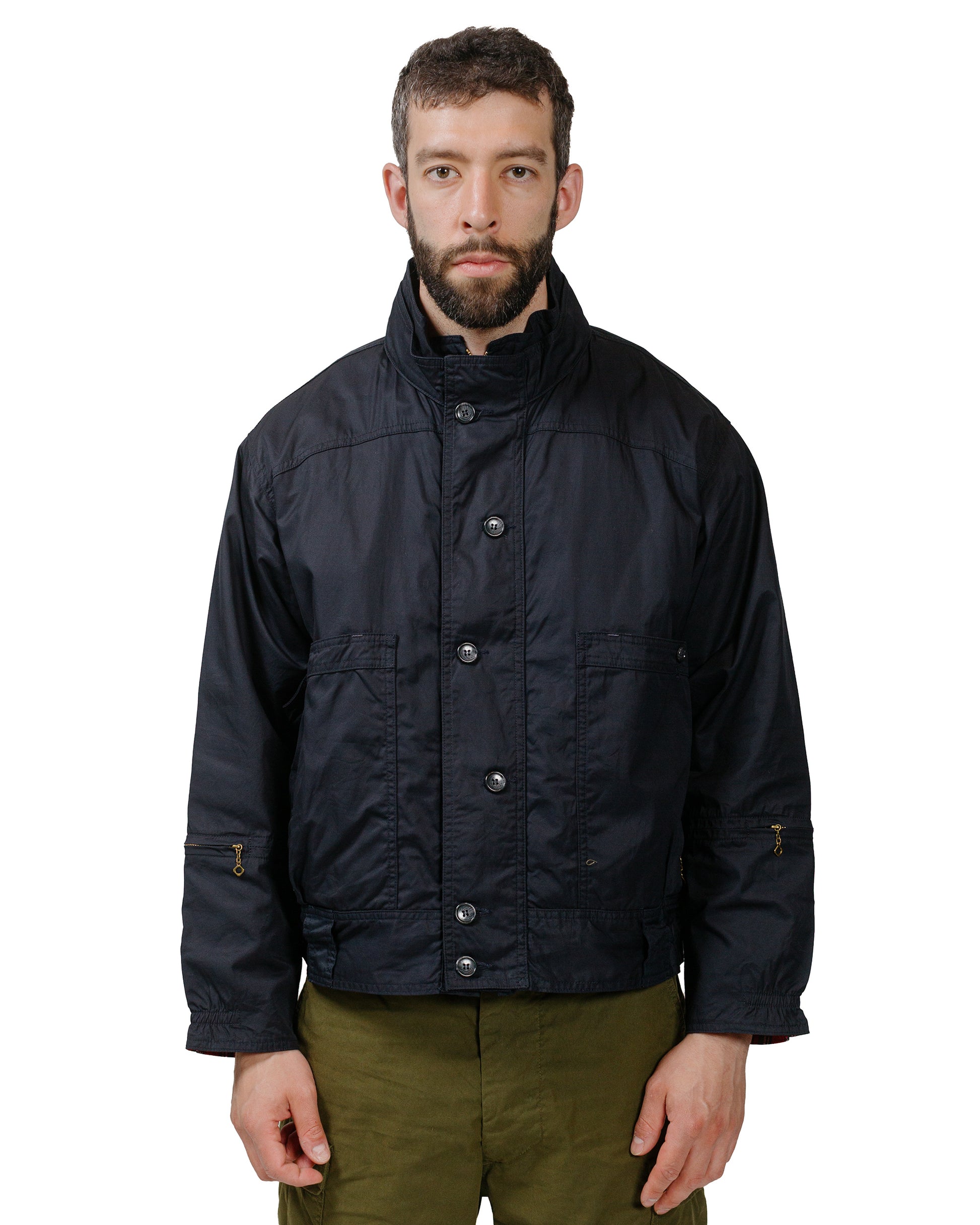 lost & found The Corona Utility The Corona Utility CJ051 Trek Traveler Short High Density Cotton Gabardine Dark Navy