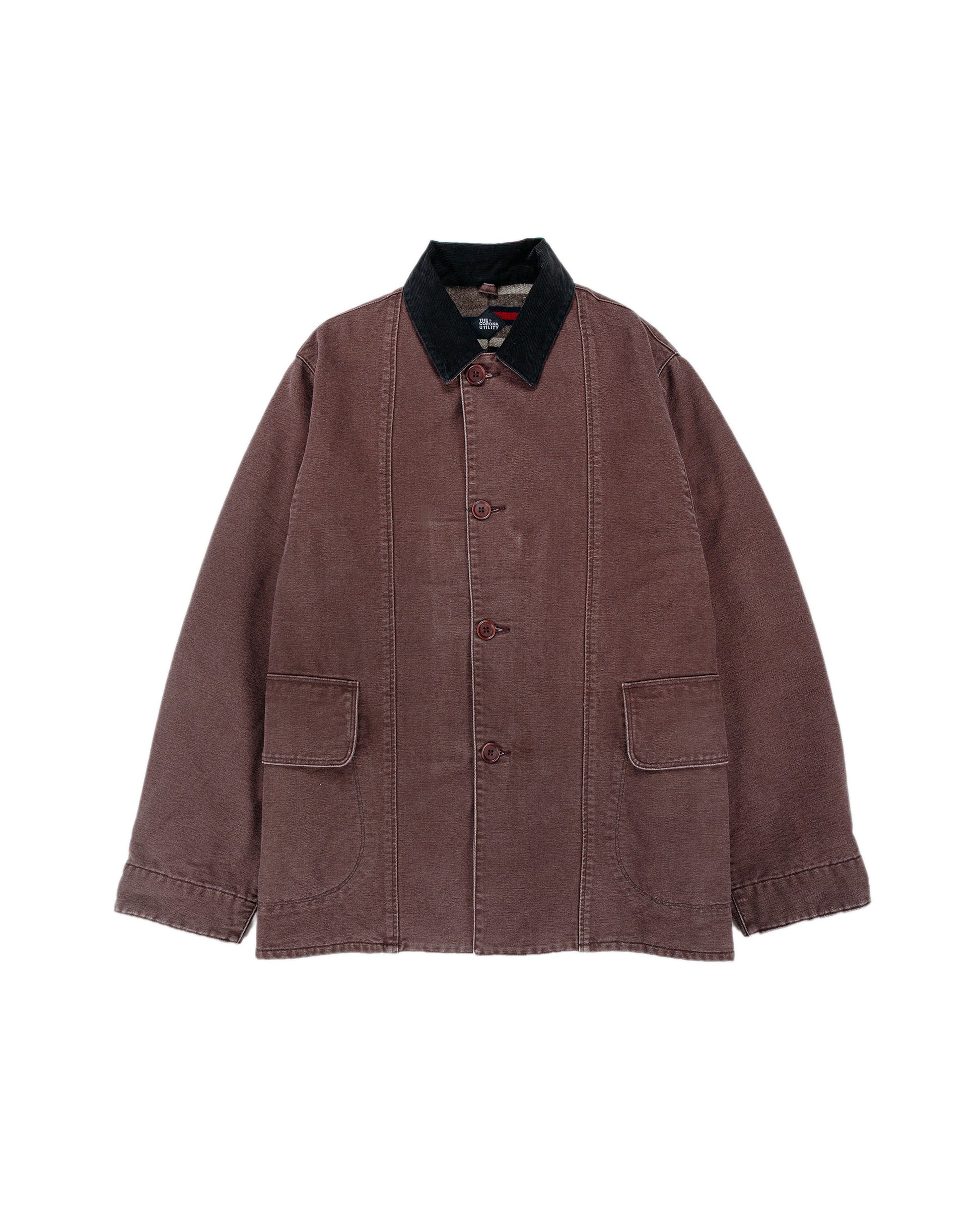 lost & found The Corona Utility The Corona Utility CJ076 'Utica Field Coat' Cotton Duck Chocolate Brown