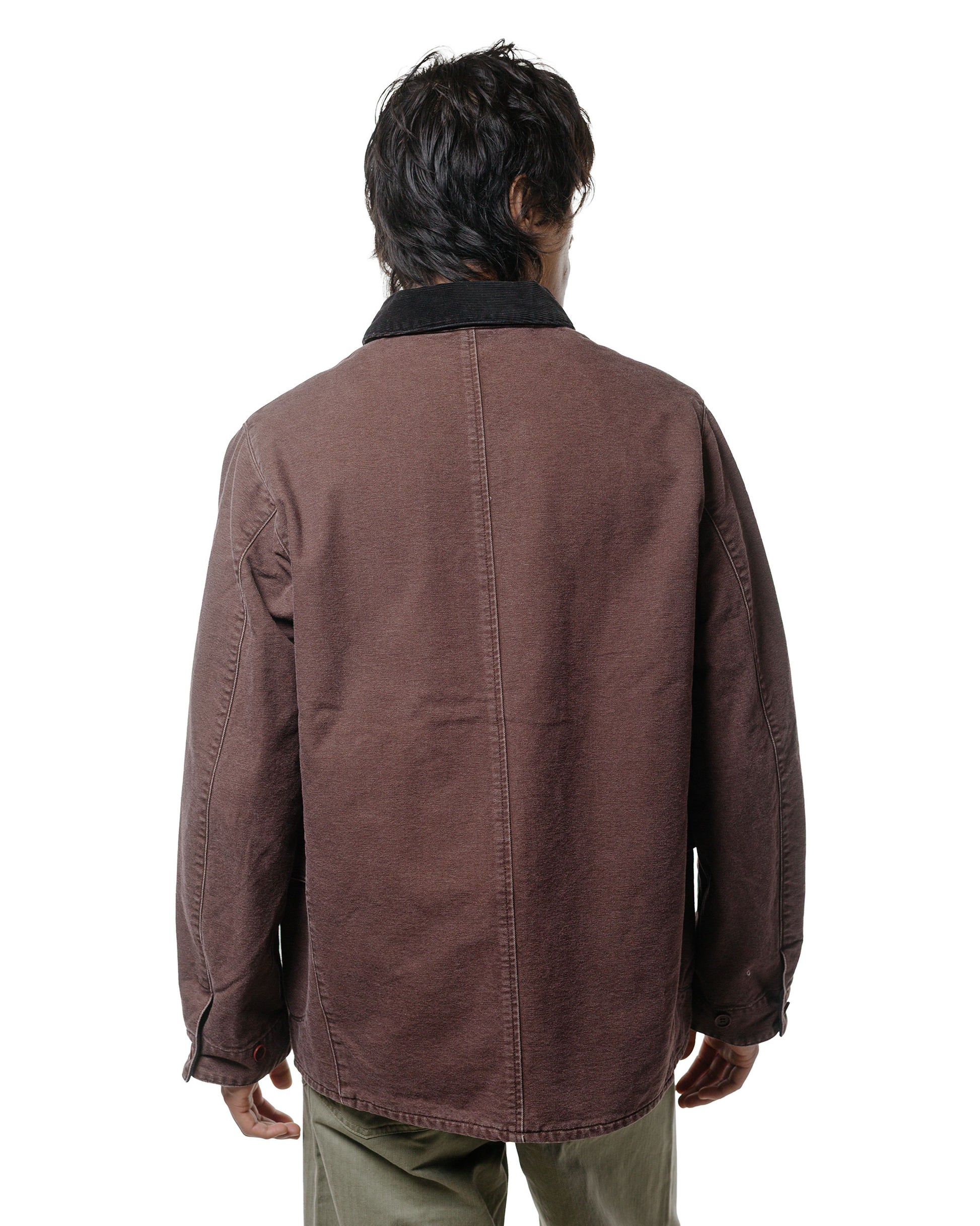 lost & found The Corona Utility The Corona Utility CJ076 'Utica Field Coat' Cotton Duck Chocolate Brown
