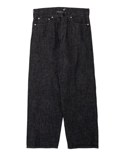 lost & found The Corona Utility The Corona Utility CP005 W05 Five Pocket 13.5oz Selvedge Denim Black