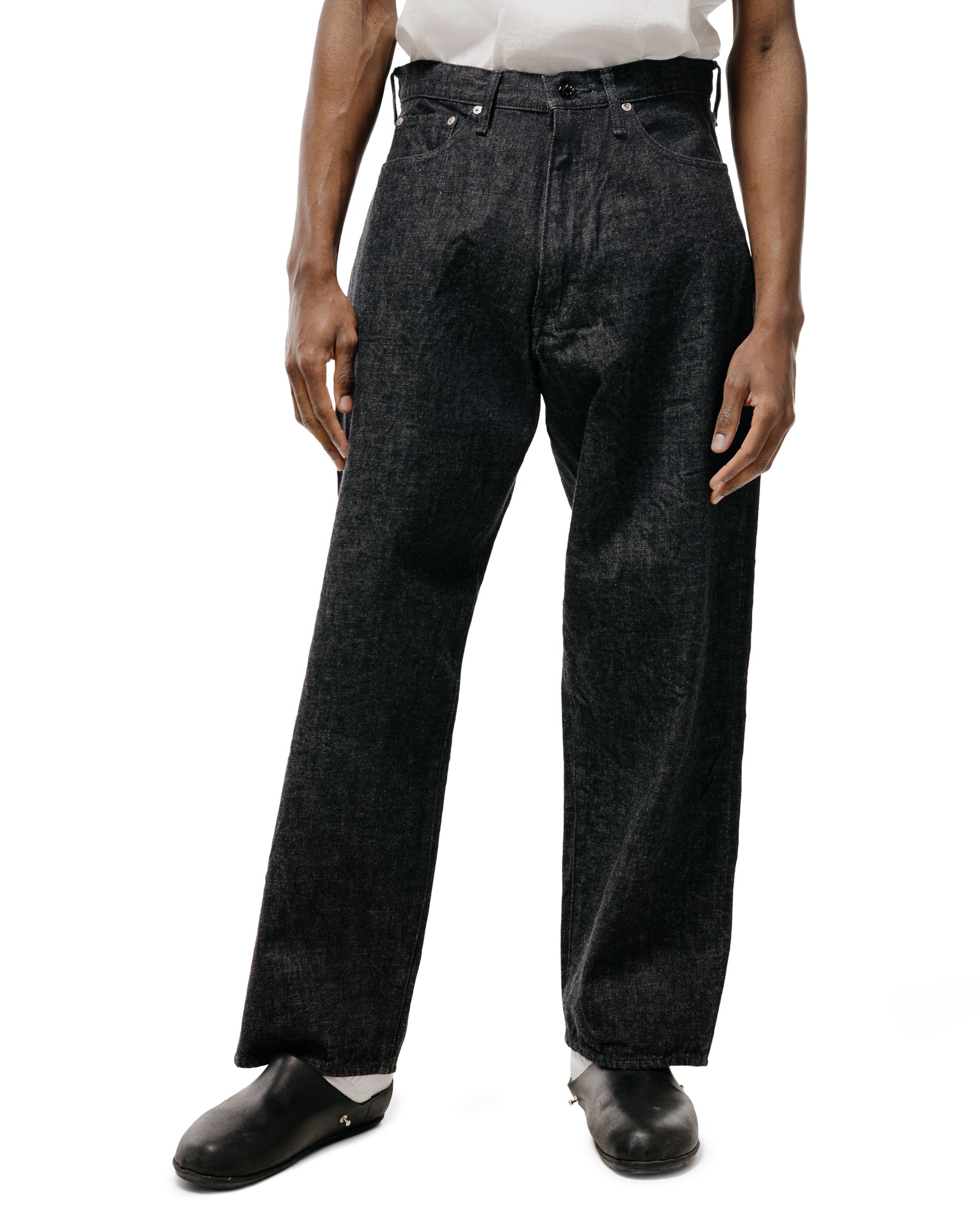 lost & found The Corona Utility The Corona Utility CP005 W05 Five Pocket 13.5oz Selvedge Denim Black