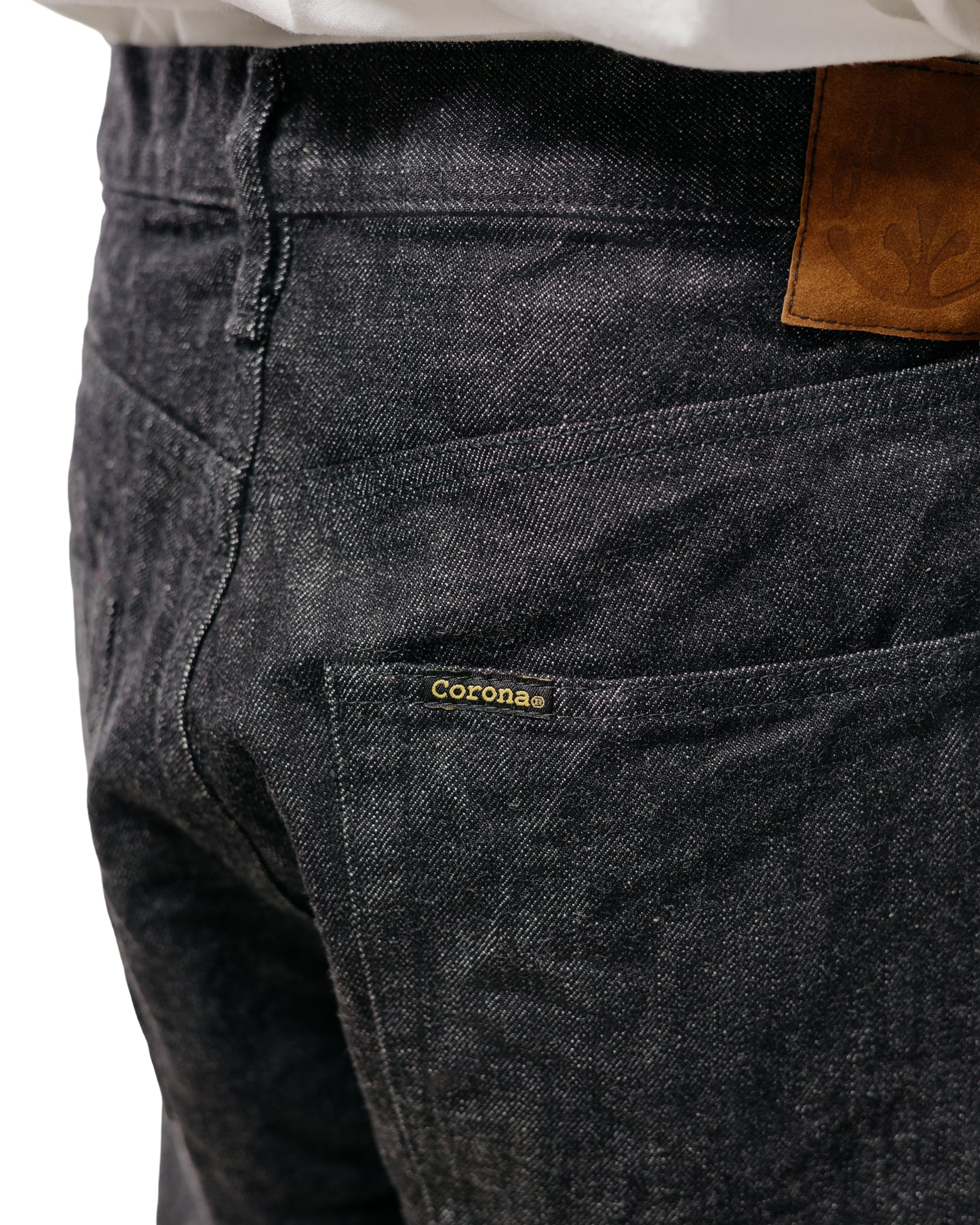 lost & found The Corona Utility The Corona Utility CP005 W05 Five Pocket 13.5oz Selvedge Denim Black