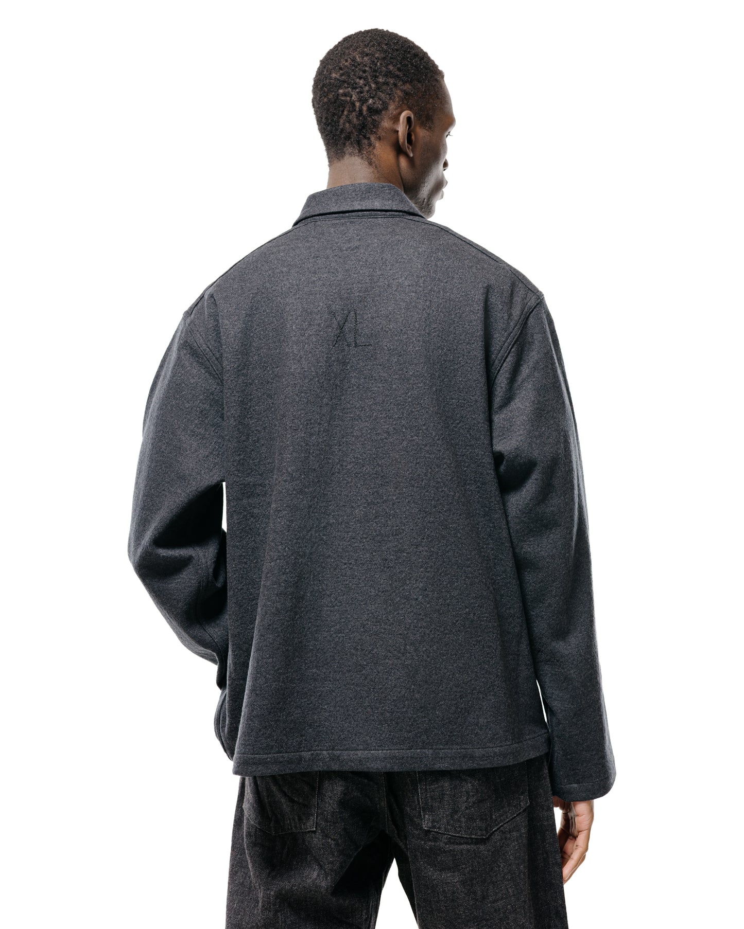 lost & found The Corona Utility The Corona Utility CSJ006 Half Zip Sailor Jacket Charcoal