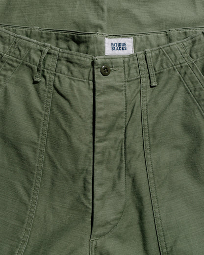 lost & found The Corona Utility The Corona Utility FP001-02 'Utility Slacks' Military Back Sateen Light OG w/ Bio-Wash