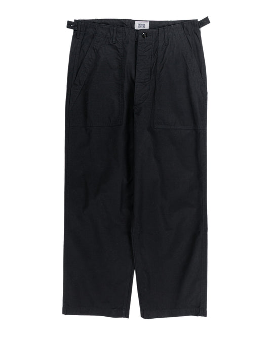 lost & found The Corona Utility The Corona Utility FP001 Fatigue Slacks 'Utility Slacks' High Density Chambray Gabardine Black