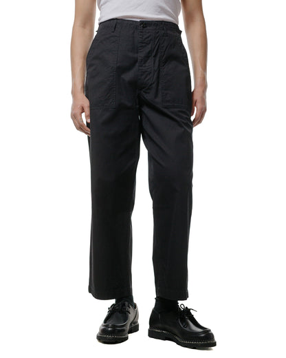 lost & found The Corona Utility The Corona Utility FP001 Fatigue Slacks 'Utility Slacks' High Density Chambray Gabardine Black