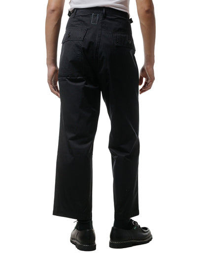 lost & found The Corona Utility The Corona Utility FP001 Fatigue Slacks 'Utility Slacks' High Density Chambray Gabardine Black