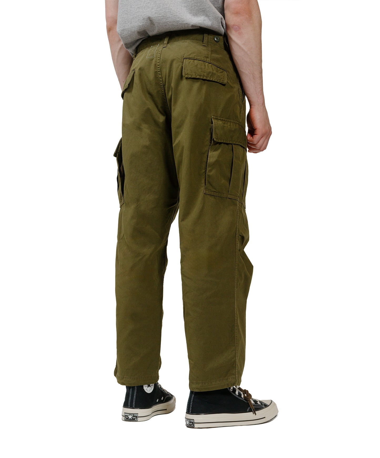 lost & found The Corona Utility The Corona Utility FP006 Fatigue Slacks 'Jungle Slacks' Army Nylon/Cotton Blocks Olive Green