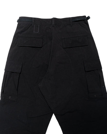 lost & found The Corona Utility The Corona Utility FP026 Fatigue Slacks '357 B.D.U Slacks' Ripstop Poplin Black
