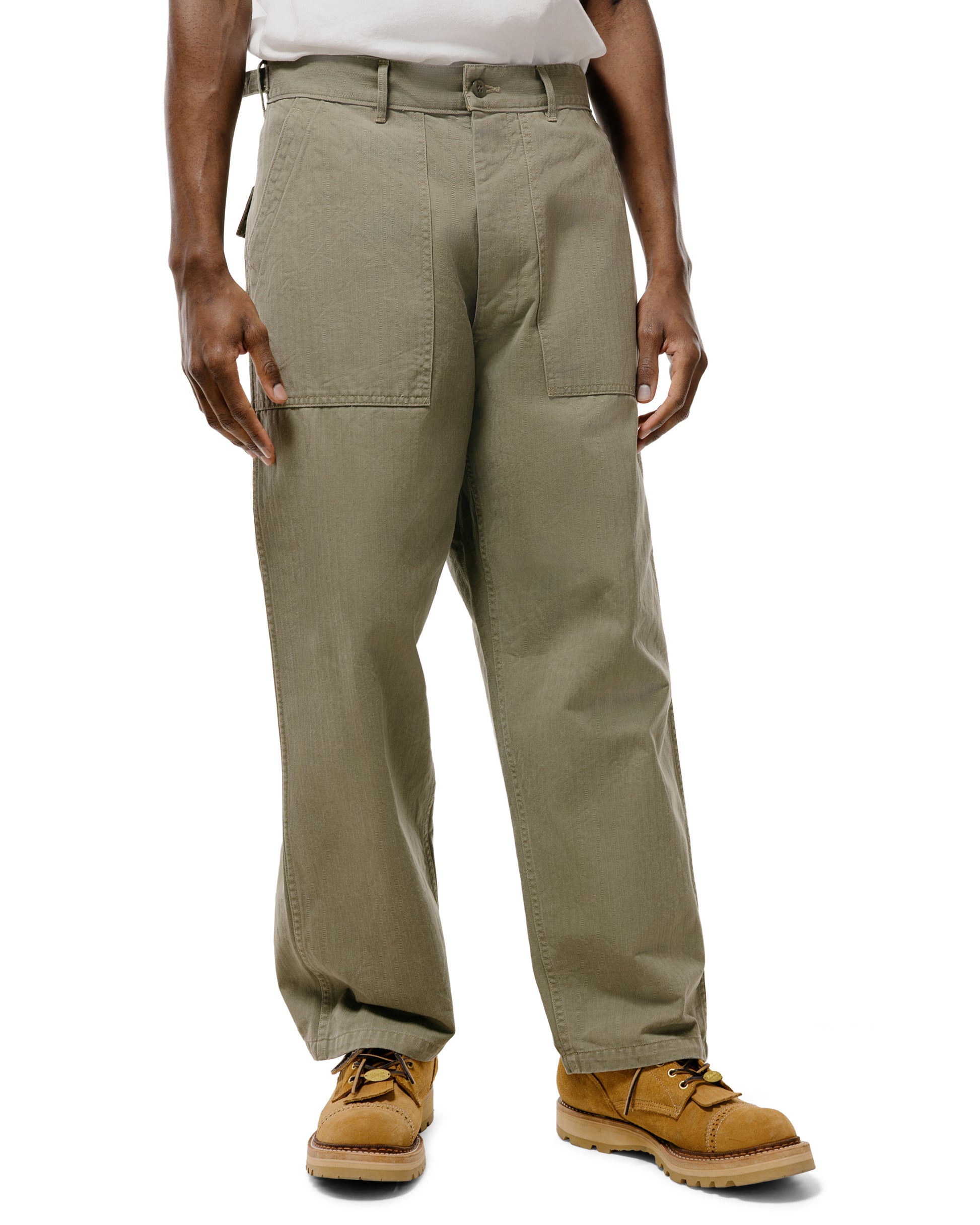 lost & found The Corona Utility The Corona Utility FP027 M-47 Utility Slacks Sage Green
