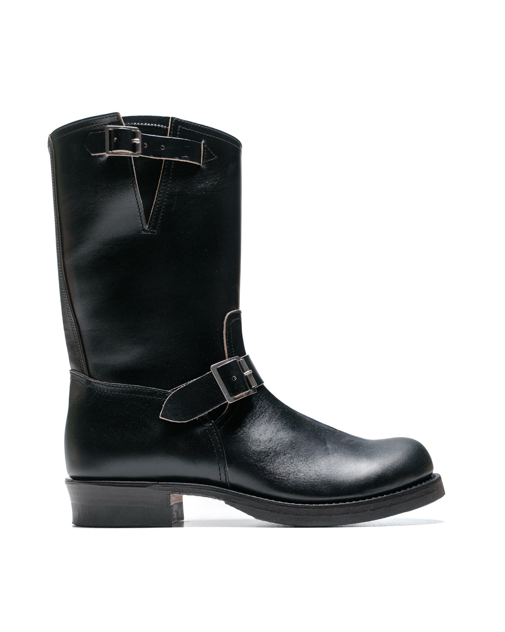 lost & found The Real McCoy's The Real McCoy's BA22001 Buco Engineer Boots / Buttock Black