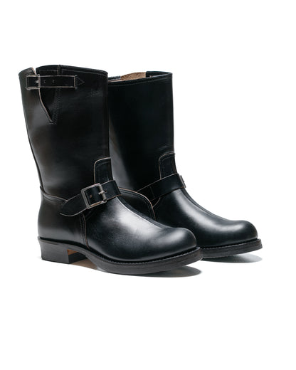lost & found The Real McCoy's The Real McCoy's BA22001 Buco Engineer Boots / Buttock Black