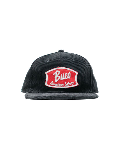 lost & found The Real McCoy's The Real McCoy's BA23102 Buco Strap-Back Cap / Corduroy Black