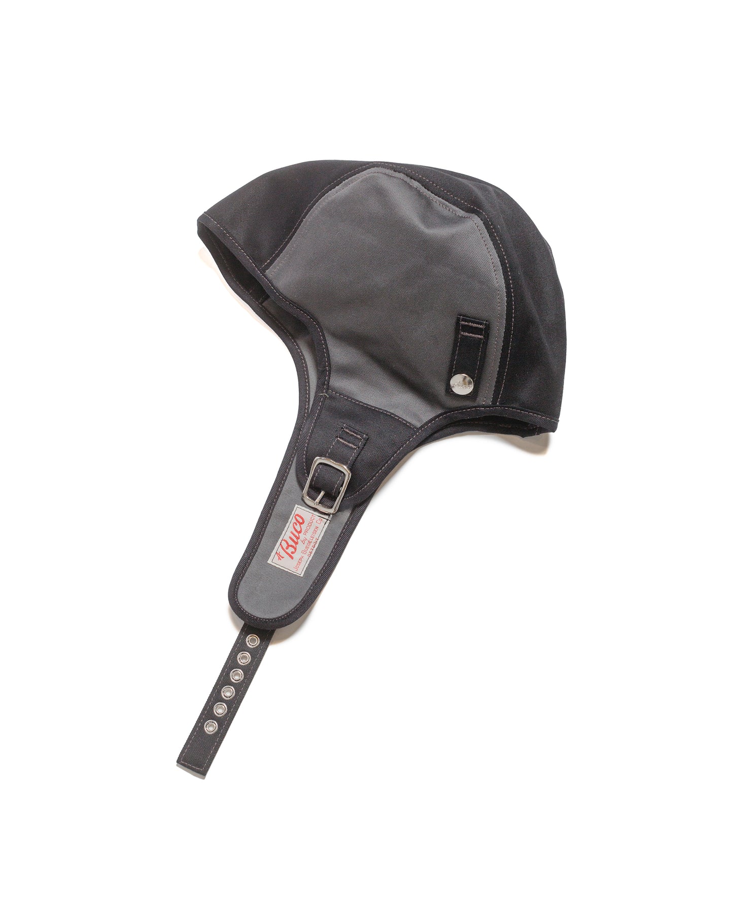 lost & found The Real McCoy's The Real McCoy's BA24002 Buco Cotton-Twill Rider's Helmet Black