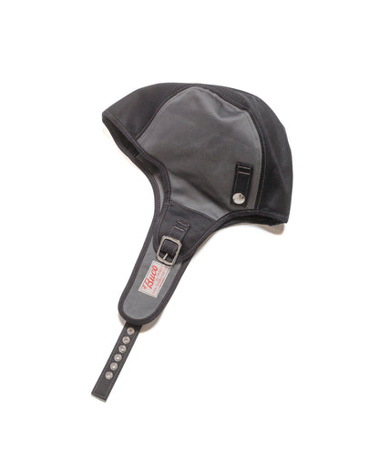 lost & found The Real McCoy's The Real McCoy's BA24002 Buco Cotton-Twill Rider's Helmet Black