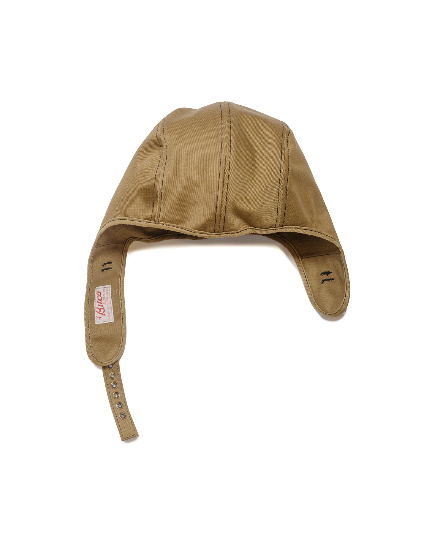 lost & found The Real McCoy's The Real McCoy's BA24002 Buco Cotton-Twill Rider's Helmet Khaki