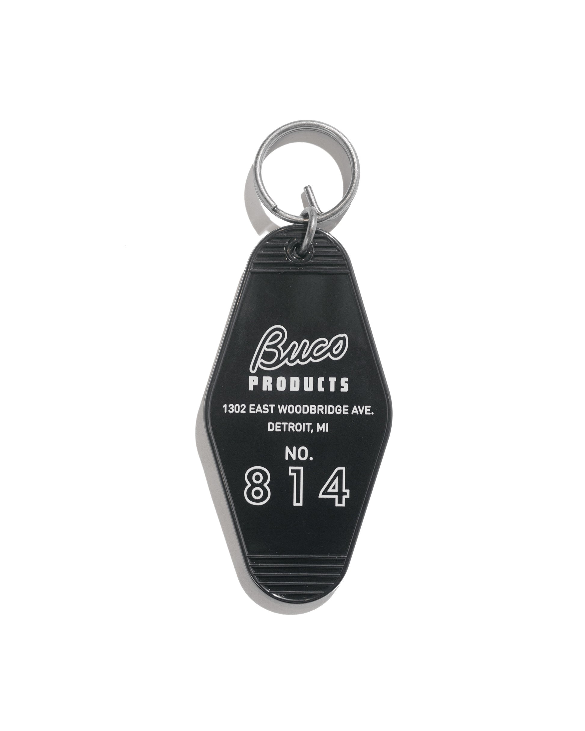 lost & found The Real McCoy's The Real McCoy's BA24103 Buco Motel Key Ring Black