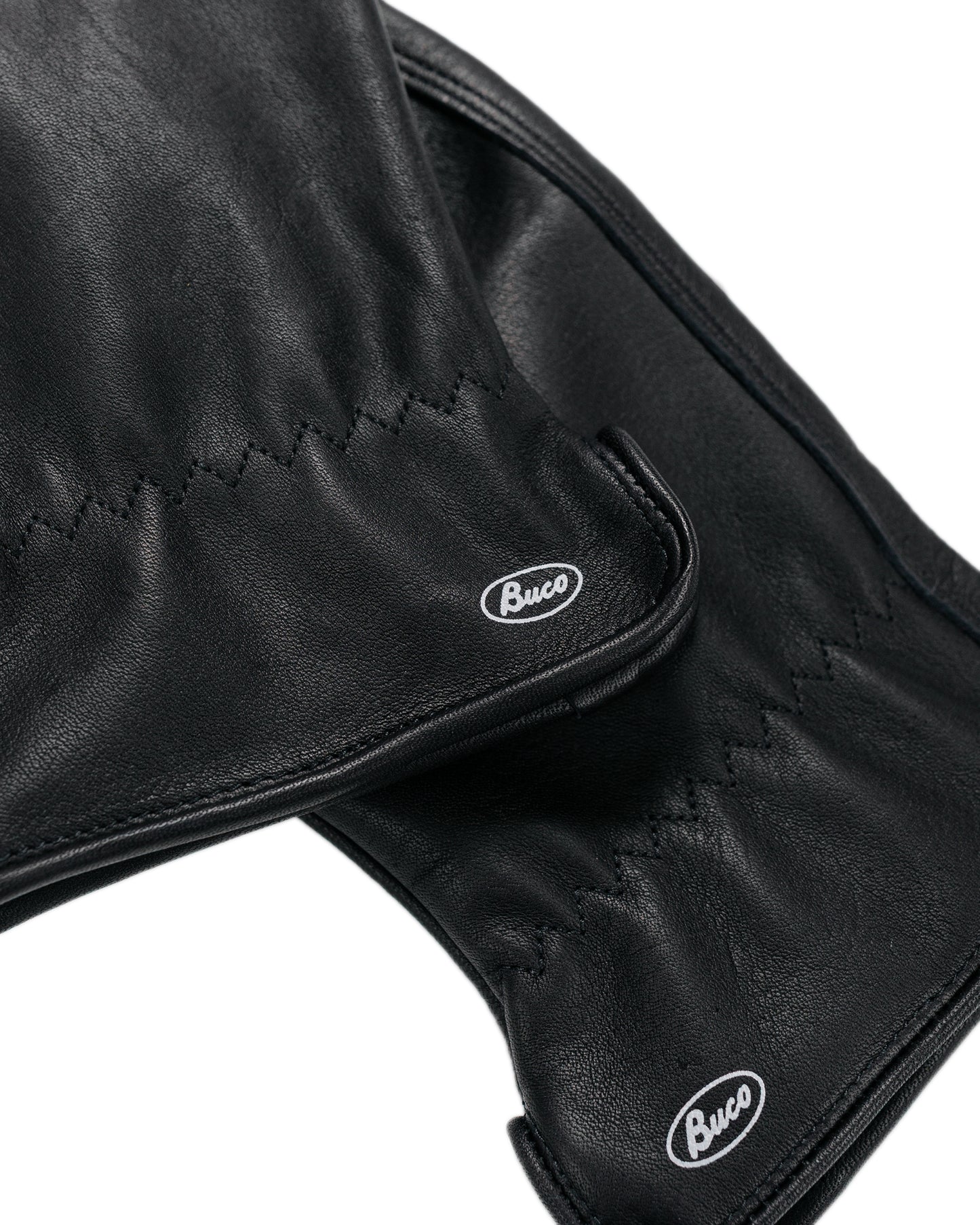 lost & found The Real McCoy's The Real McCoy's BA25001 BUCO Horsehide Motorcycle Gloves Black