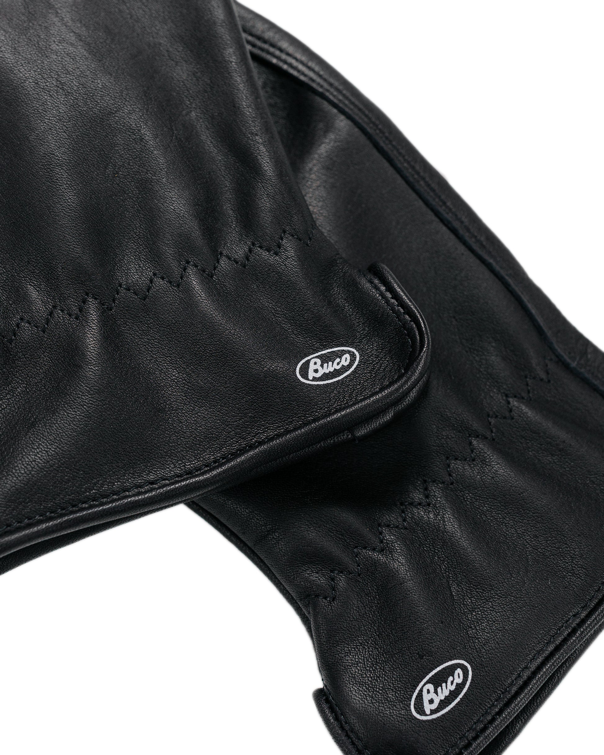 lost & found The Real McCoy's The Real McCoy's BA25001 BUCO Horsehide Motorcycle Gloves Black