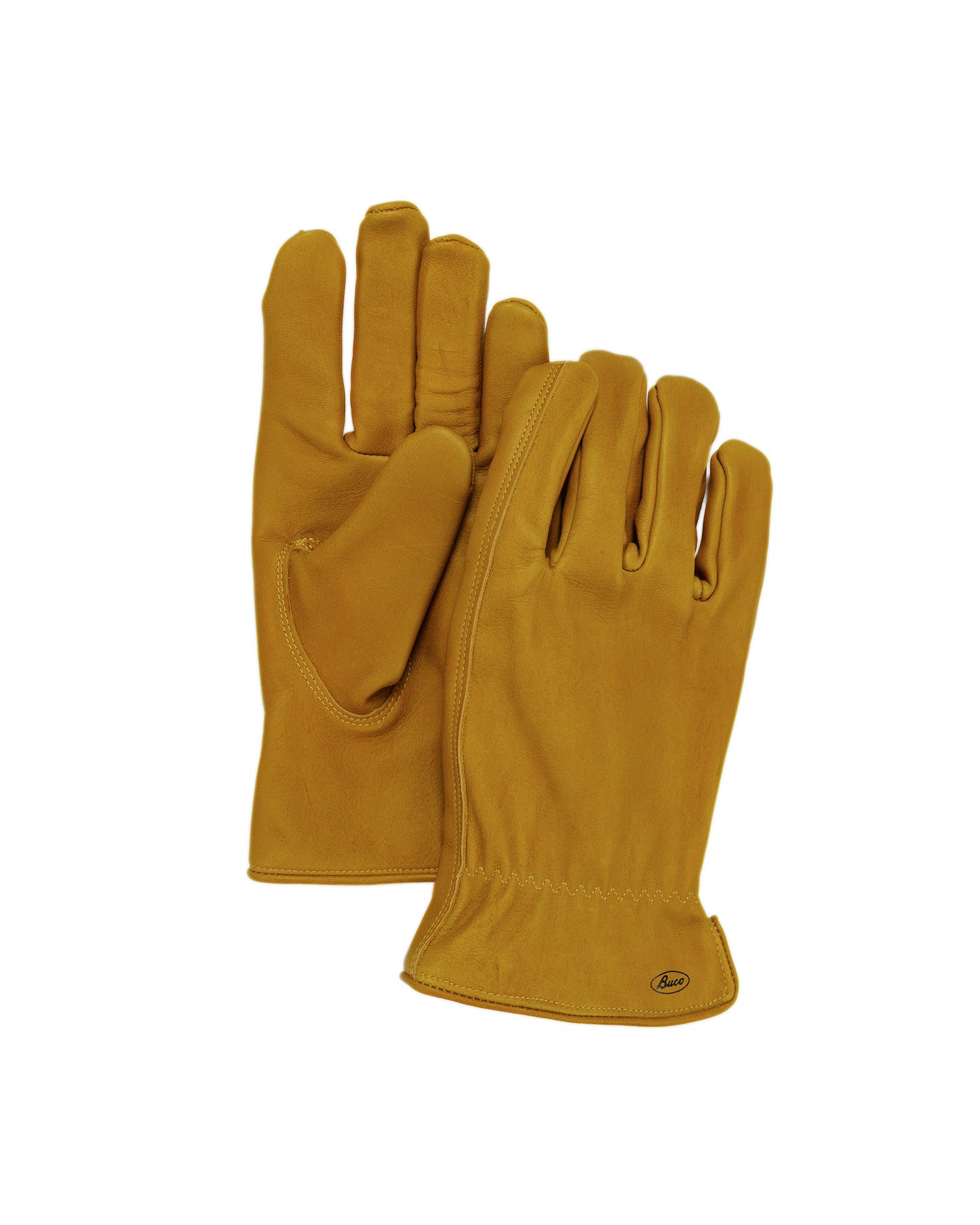lost & found The Real McCoy's The Real McCoy's BA25001 BUCO Horsehide Motorcycle Gloves Yellow