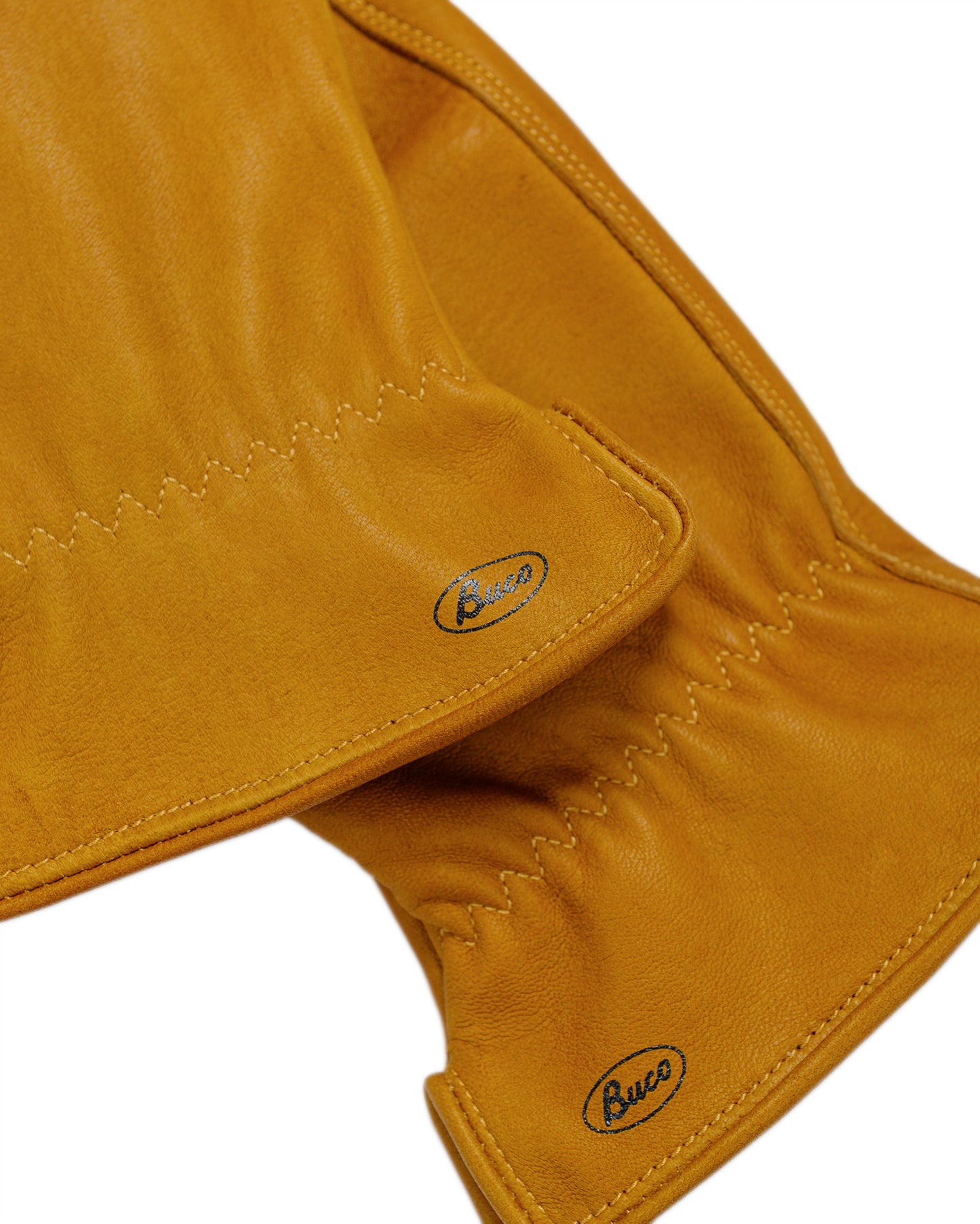 lost & found The Real McCoy's The Real McCoy's BA25001 BUCO Horsehide Motorcycle Gloves Yellow