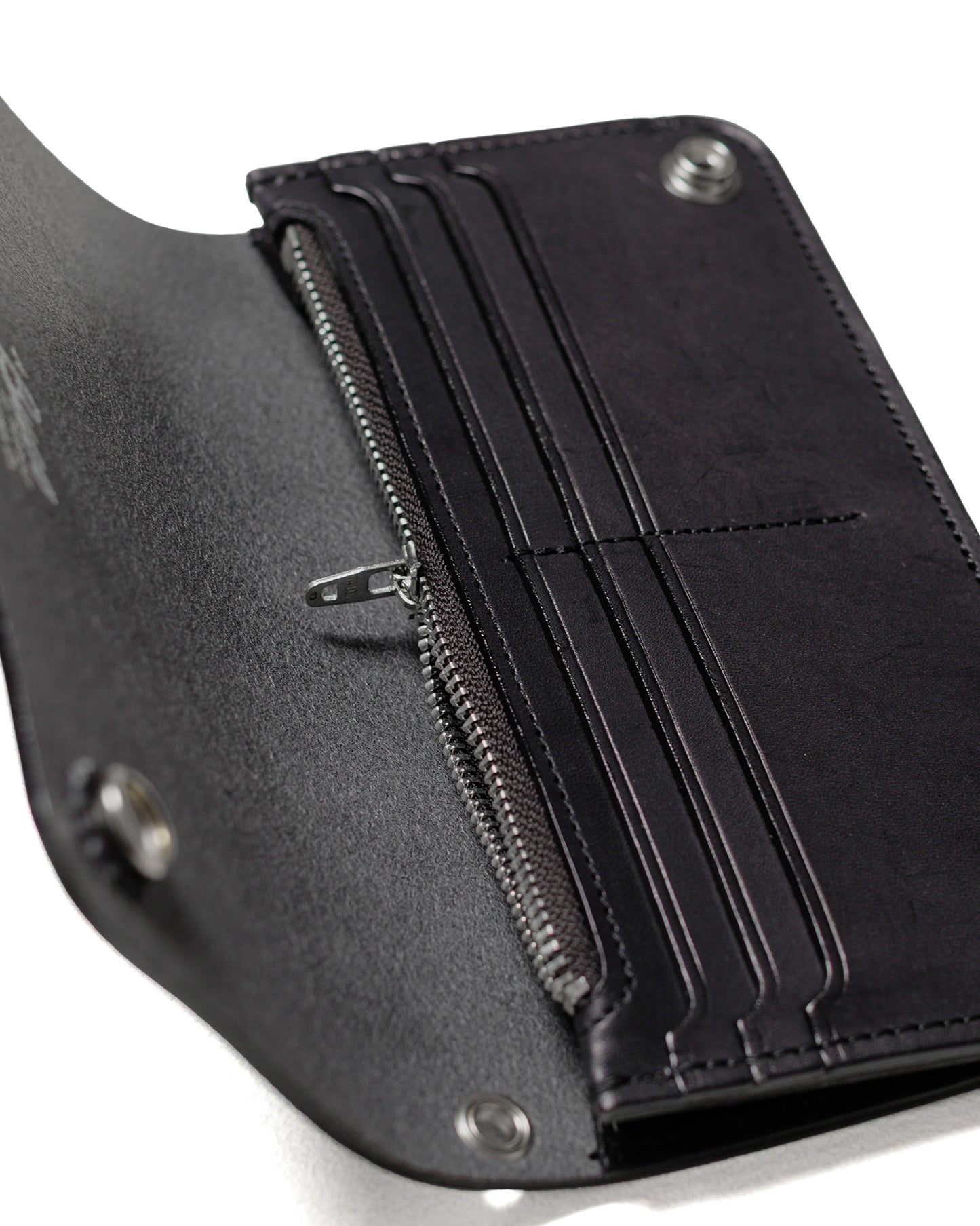 lost & found The Real McCoy's The Real McCoy's BA25002 Buco Trucker Wallet Black