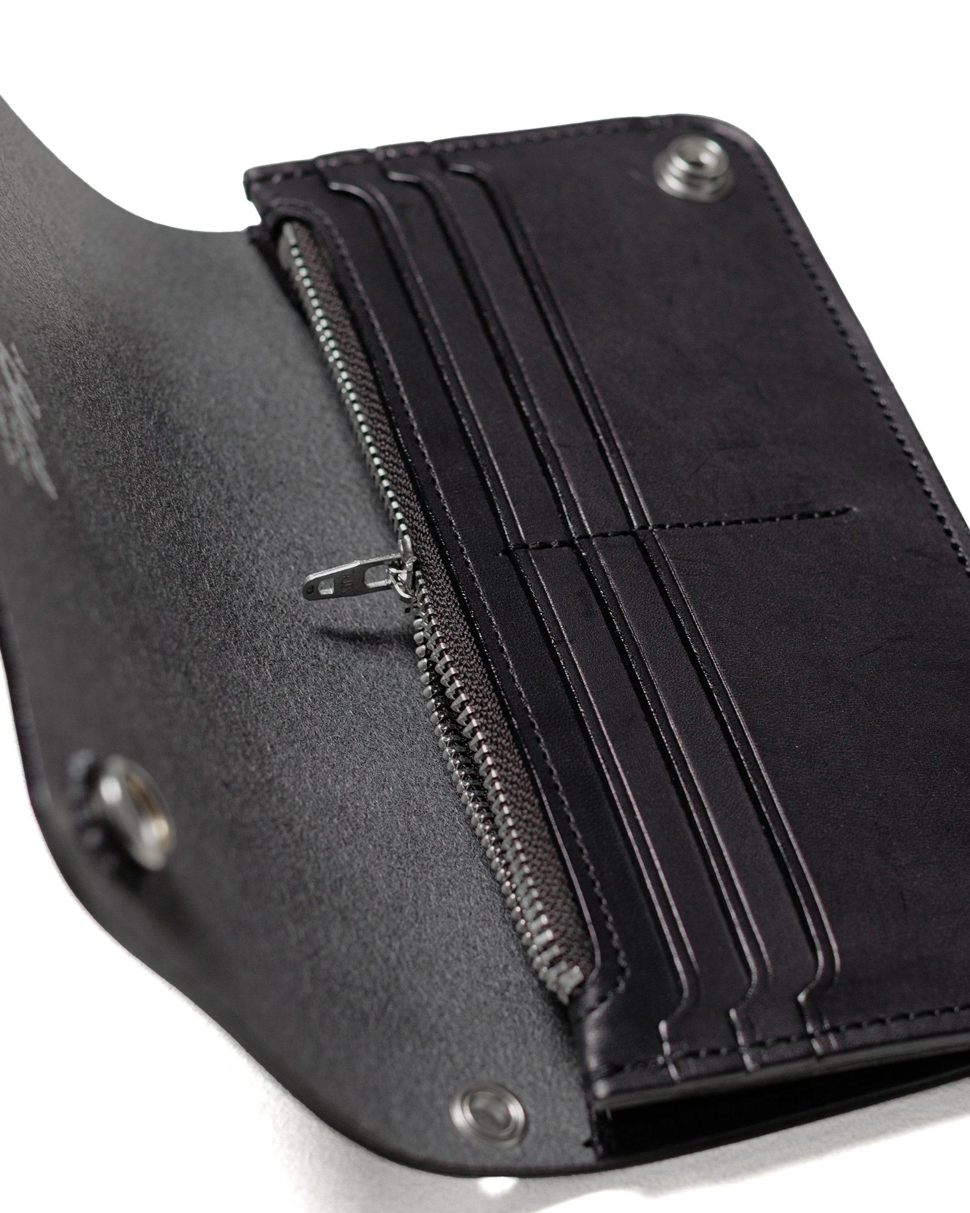 lost & found The Real McCoy's The Real McCoy's BA25002 Buco Trucker Wallet Black