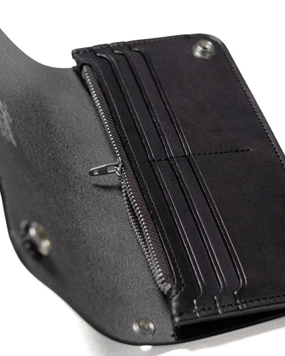 lost & found The Real McCoy's The Real McCoy's BA25002 Buco Trucker Wallet Black