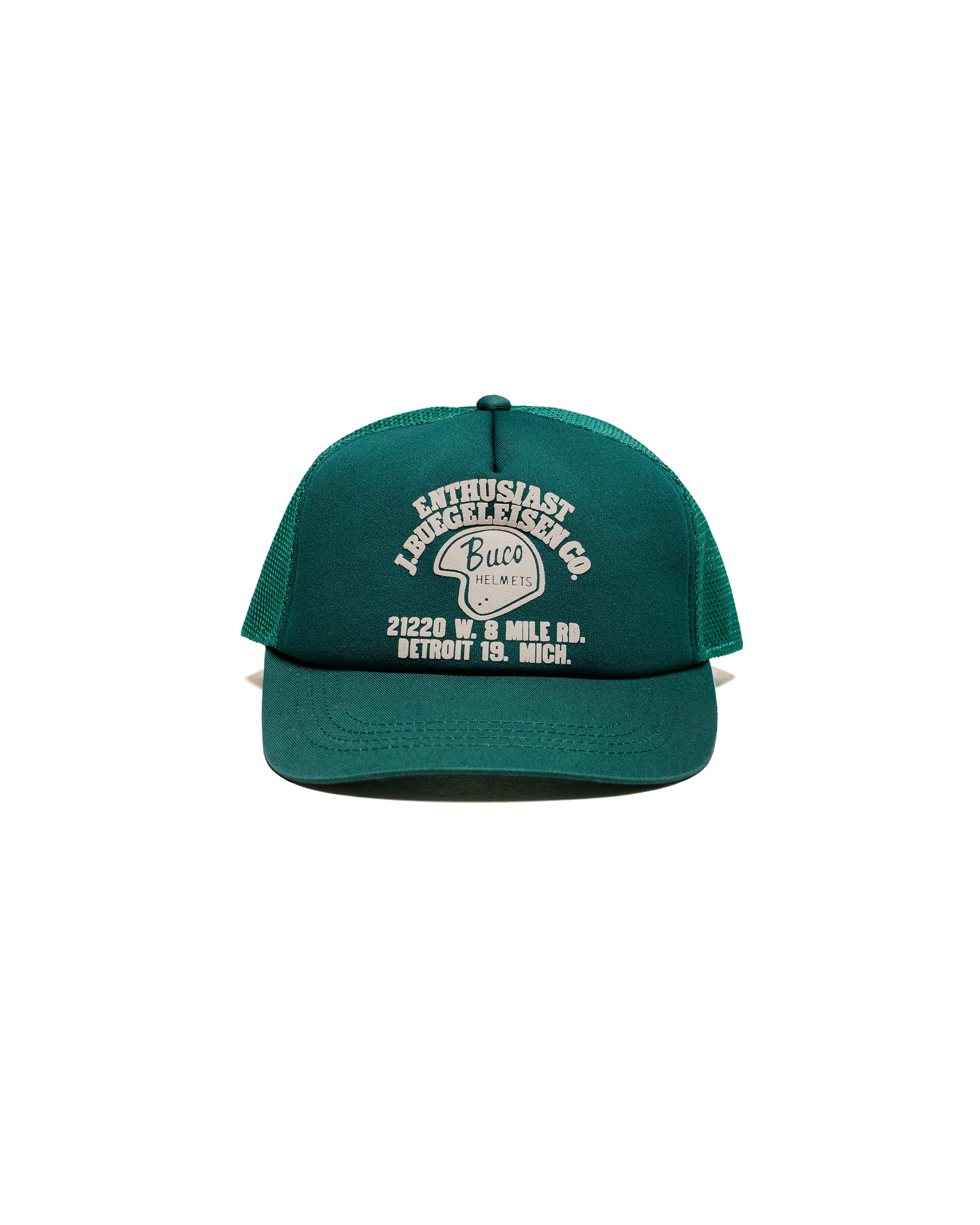 lost & found The Real McCoy's The Real McCoy's BA25004 Buco Mesh Cap / Enthusiast Green
