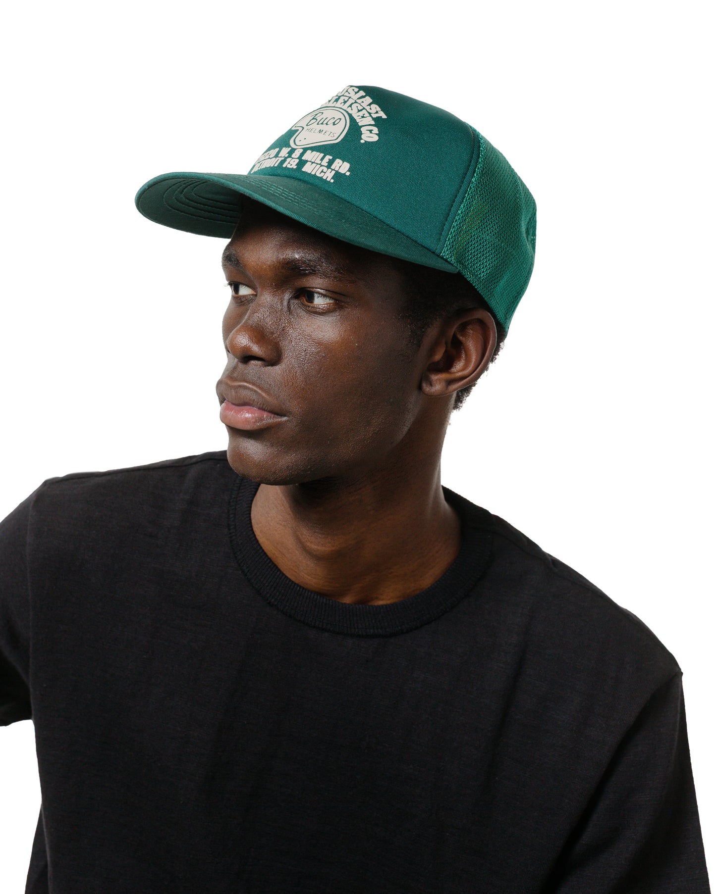 lost & found The Real McCoy's The Real McCoy's BA25004 Buco Mesh Cap / Enthusiast Green
