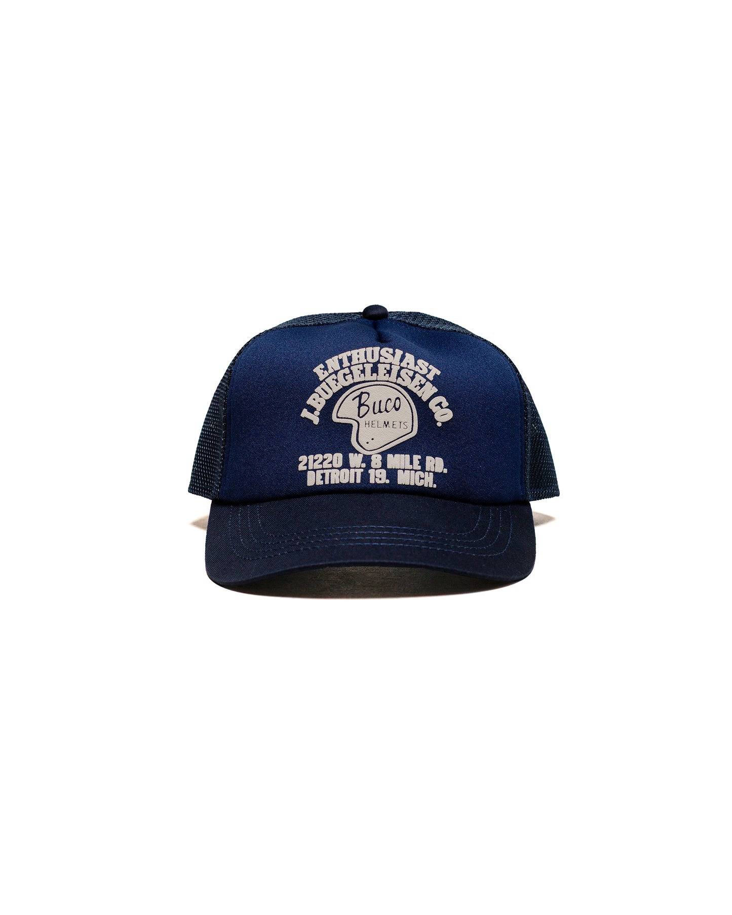 lost & found The Real McCoy's The Real McCoy's BA25004 Buco Mesh Cap / Enthusiast Navy