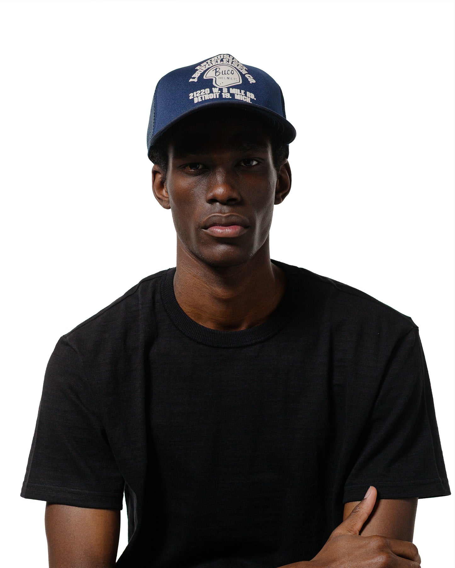 lost & found The Real McCoy's The Real McCoy's BA25004 Buco Mesh Cap / Enthusiast Navy