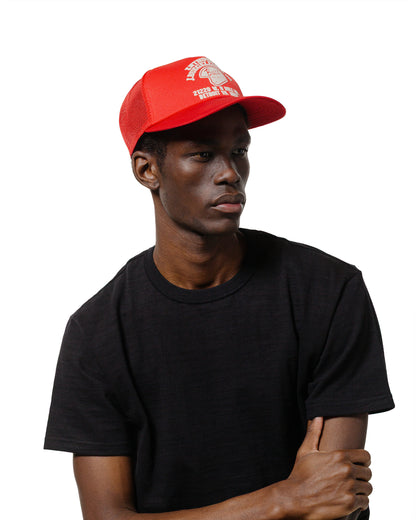 lost & found The Real McCoy's The Real McCoy's BA25004 Buco Mesh Cap / Enthusiast Red