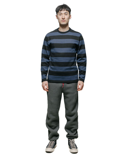 lost & found The Real McCoy's The Real McCoy's BC18104 Buco Stripe Racing Jersey Black/Blue